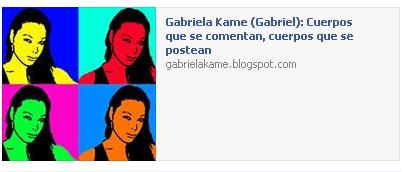 "Cuerpos que se comentan, cuerpos que se postean", by Gabriel Montiel, antropóloga nicaragüense. Den click y les lleva a su blog y al ensayo.