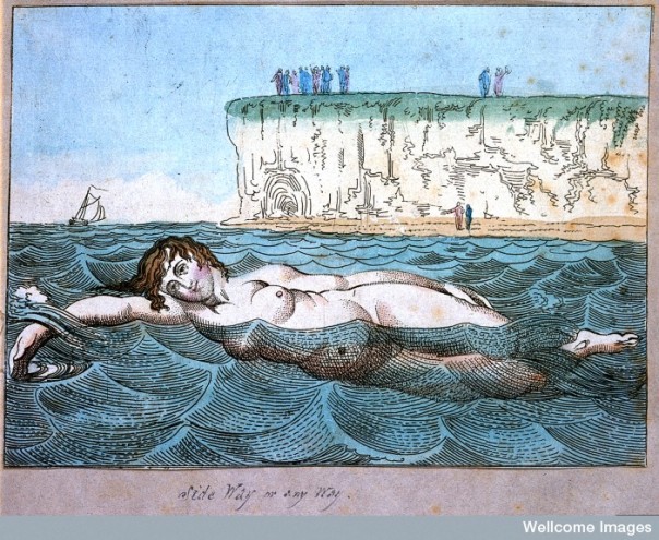 Credit: Wellcome Library, London. Venus's Bathing. 1790 By: Thomas Rowlandson