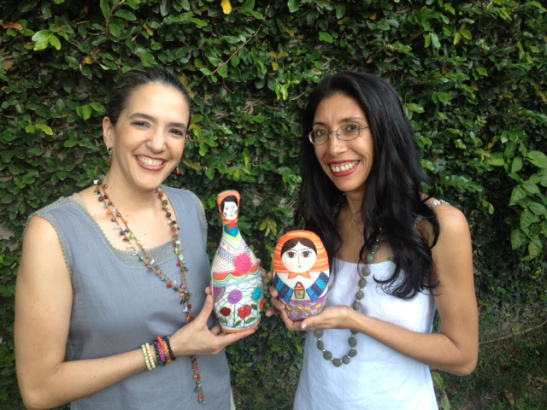 María y Mildred con la primera y Lena