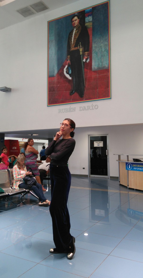 Mildred Largaespada. Retrato de Rubén Darío